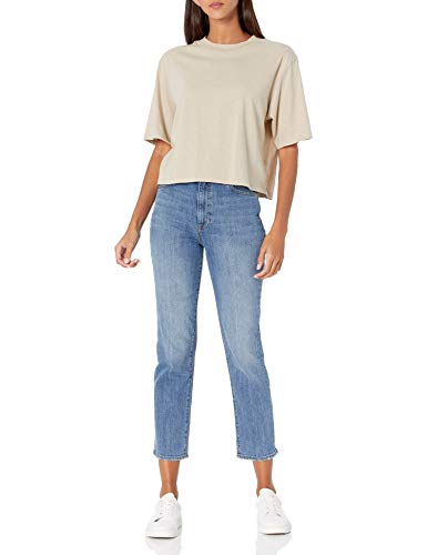 Women's Sydney Short-Sleeve Cropped Crew Neck T-Shirt