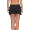 Women's Standard Lambada Solid Mesh Swimsuit Cover Up Skirt