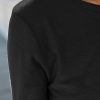 Womens T Shirts Long Sleeve Crew Neck Shirts Basic Tee Tops Blouse