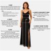 Women's Long Beaded Blouson Gown