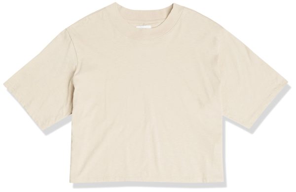 Women's Sydney Short-Sleeve Cropped Crew Neck T-Shirt