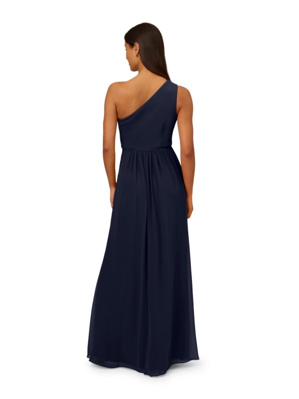 Women's One Shoulder Chiffon Gown