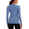 5 Pack Women's Compression Shirt Long Sleeve Workout Tops Athletic Baselayer Quick Dry Gym Yoga Running T-Shirt