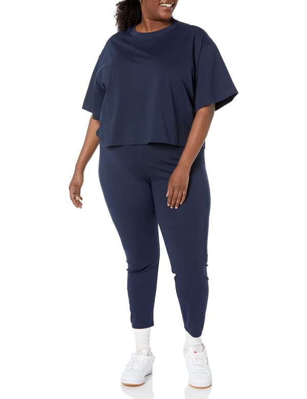 Women's Organic Cotton Drop Shoulder Relaxed Boxy Short-Sleeve T-Shirt (Available in Plus Size)