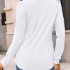 Womens Long Sleeve T-Shirts Dressy Business Casual Tops Tunic Fall Fashion Crewneck Blouse Trendy Winter Outfits 2025