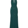 Women's Bead Halter Long Dress