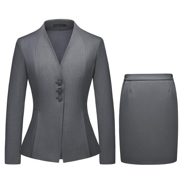 Women's Skirt Suit 2 Piece Set Business Office Suits for Women Dressy Professional Outfits
