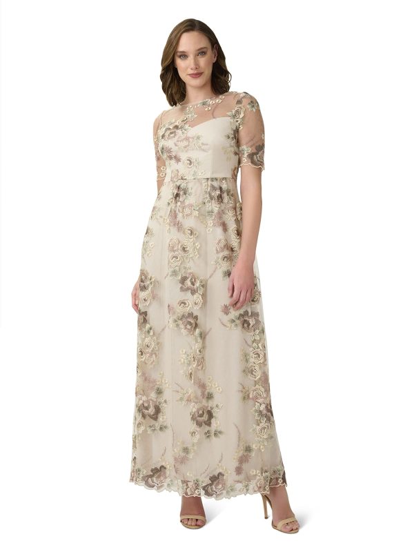 Women's Long Embroidered Dress
