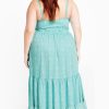 Women's Apparel Women's Plus Size Harlow Border Maxi Dress