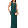Women's Bead Halter Long Dress
