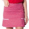 17.5" Golf Skort with Undershorts, Pockets & Zip Waist