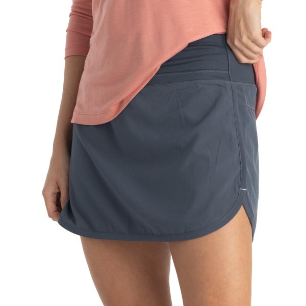 Women's Lined Breeze Skort - Lightweight, Breathable Sun Protection UPF 50+ Casual Skort with Bamboo Viscose Liner
