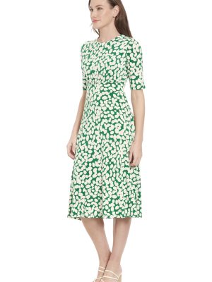 Flattering Fit-and-Flare Midi Cocktail, Wedding Guest, Summer, and Work Dresses for Women