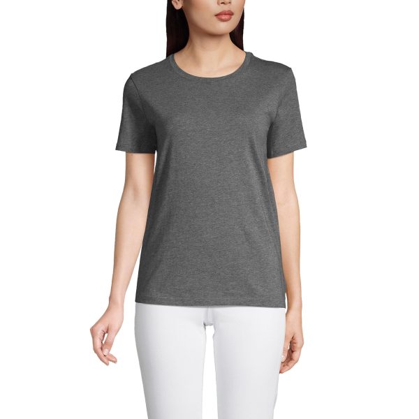 Women's Relaxed American-Grown Supima Cotton Crew Neck T-Shirt