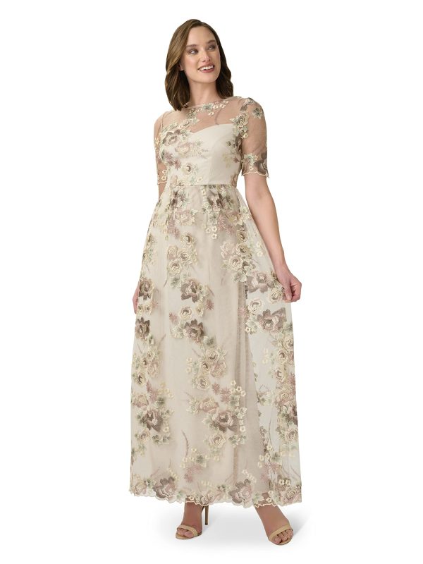 Women's Long Embroidered Dress