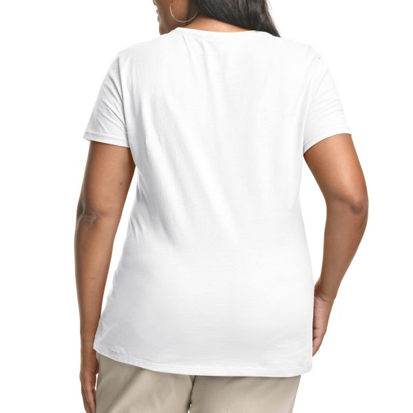 Women's Plus-Size Short Sleeve Crew Neck Tee