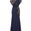 Women's Beaded Mermaid Long Dress