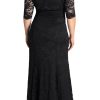 Women's Plus Size Screen Siren Lace Evening Gown