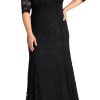 Women's Plus Size Screen Siren Lace Evening Gown