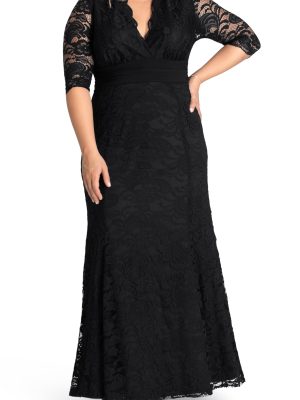 Women's Plus Size Screen Siren Lace Evening Gown