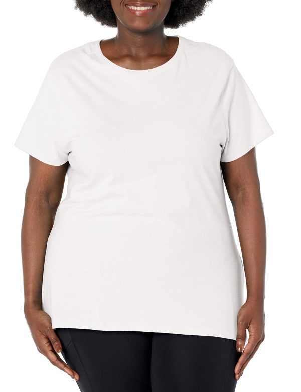Women's Plus-Size Short Sleeve Crew Neck Tee