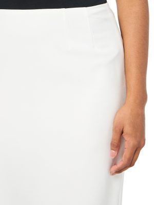 Women's Stretch Crepe Knee Length Pencil Skirt