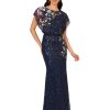 Women's Beaded Mermaid Long Dress