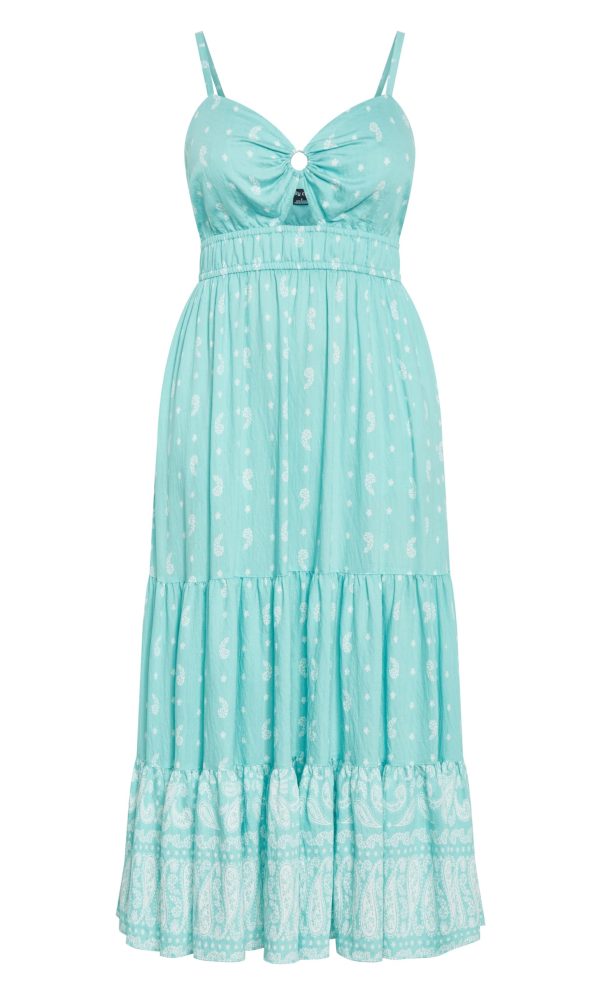 Women's Apparel Women's Plus Size Harlow Border Maxi Dress