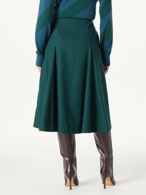 Women's Full Flounce Midi Skirt by @Takkunda