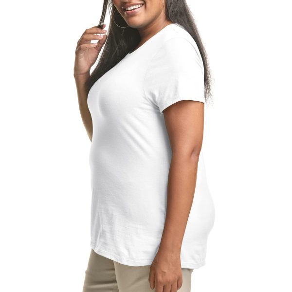 Women's Plus-Size Short Sleeve Crew Neck Tee
