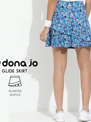 Glide Skort for Women - Athletic Golf Skirt with Shorts & Pockets - Comfortable Active Wear for Tennis or Any Sports