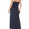 Women's Long Beaded Blouson Gown
