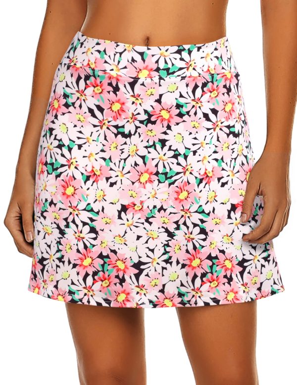 Women's Active Performance Skort Lightweight Skirt for Running Tennis Golf Workout Sports