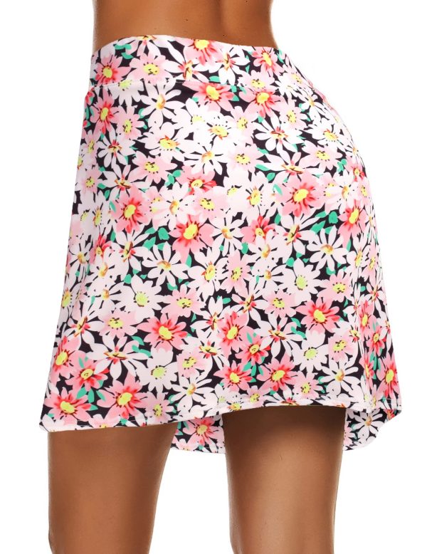 Women's Active Performance Skort Lightweight Skirt for Running Tennis Golf Workout Sports