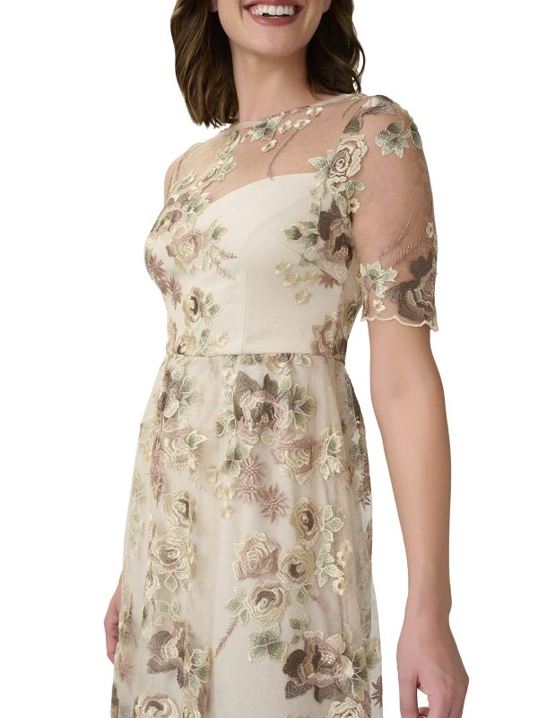 Women's Long Embroidered Dress