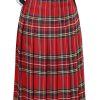 Women's Girls A-Line Long Pleated High Waist Fashion Skirt, School Uniform Cosplay