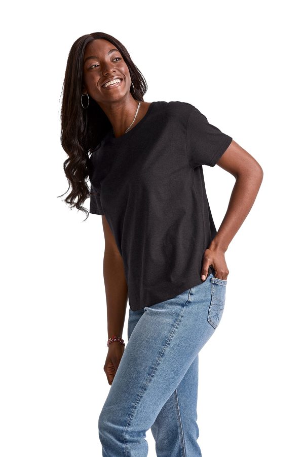 Women's Tri-Blend Relaxed Fit T-Shirt, Oversized Lightweight Tee, Available in Plus Size