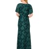Women's Burnout Velvet Gown