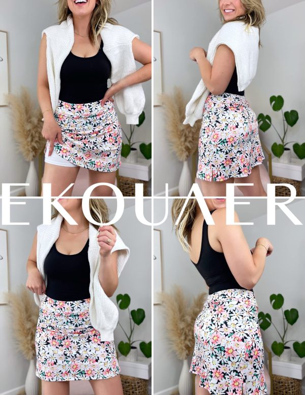 Women's Active Performance Skort Lightweight Skirt for Running Tennis Golf Workout Sports