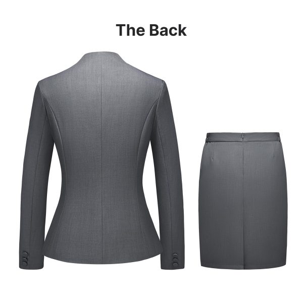 Women's Skirt Suit 2 Piece Set Business Office Suits for Women Dressy Professional Outfits