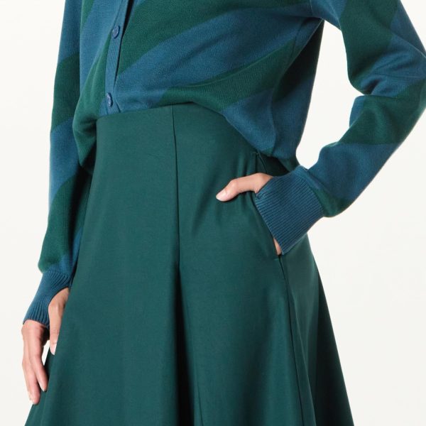 Women's Full Flounce Midi Skirt by @Takkunda