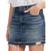 Women's 5 Pocket Postage Stamp Denim Mini in Croswell