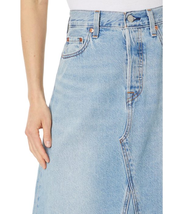 Women's Hr A-line Deconstructed Midi Skirt