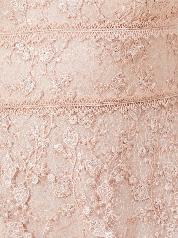 Women's Sequin Guipure Gown