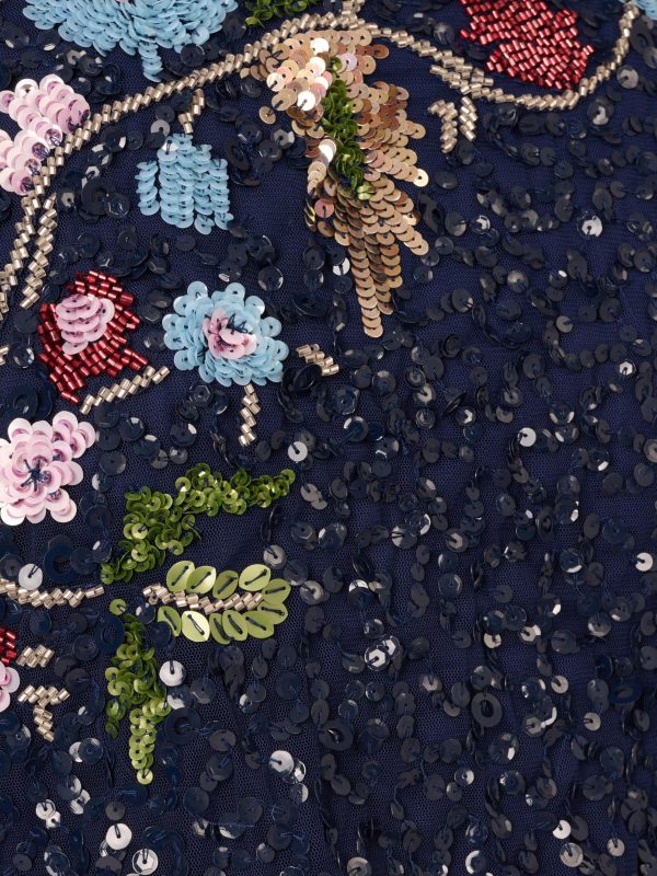 Women's Beaded Mermaid Long Dress