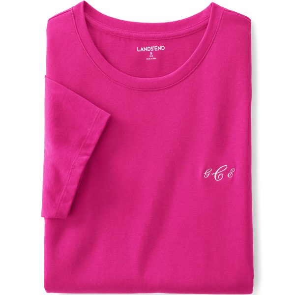 Women's Relaxed American-Grown Supima Cotton Crew Neck T-Shirt